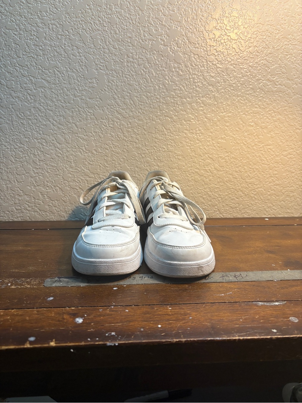 adidas White & black breaknet 2.0 sneakers - Lace-Up Casual Shoes - Picture 2 of 5